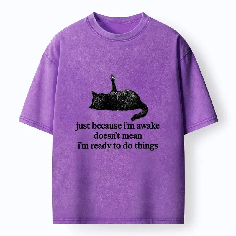 Vintage Ukiyo-e Cat Tee for Summer
