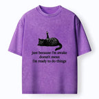 Vintage Ukiyo-e Cat Tee for Summer