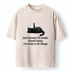 Vintage Ukiyo-e Cat Tee for Summer