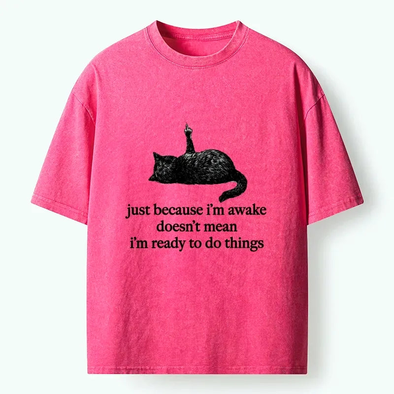 Funny Cat T-Shirt for Gift Idea