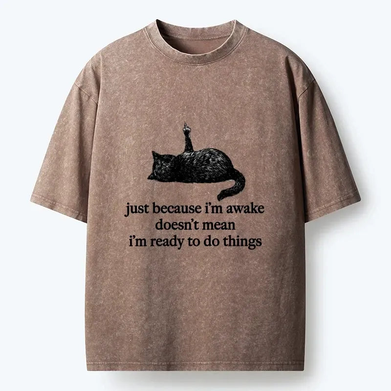 Vintage Ukiyo-e Cat Tee for Summer