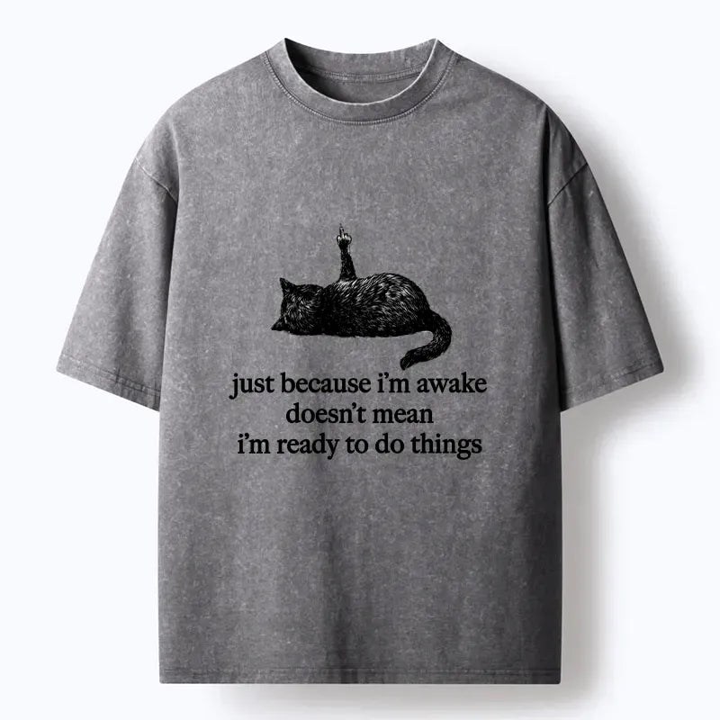 Funny Cat T-Shirt for Gift Idea