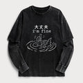 Kyoto-Lion People In Danger Washed Double Layer T-Shirt