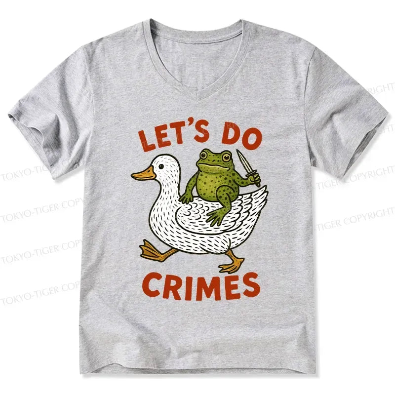 kyoto lion frog v-neck t-shirt