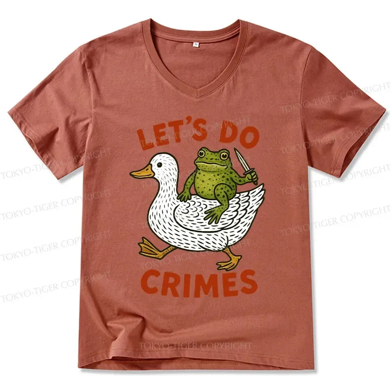 kyoto lion frog v-neck t-shirt