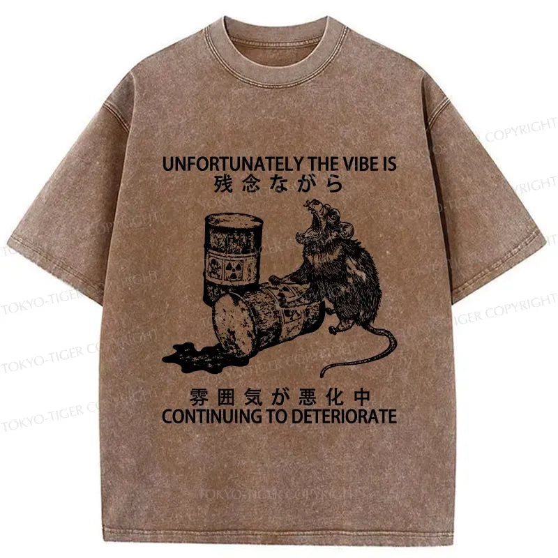 Japanese Washed T-Shirt for Streetwear Style