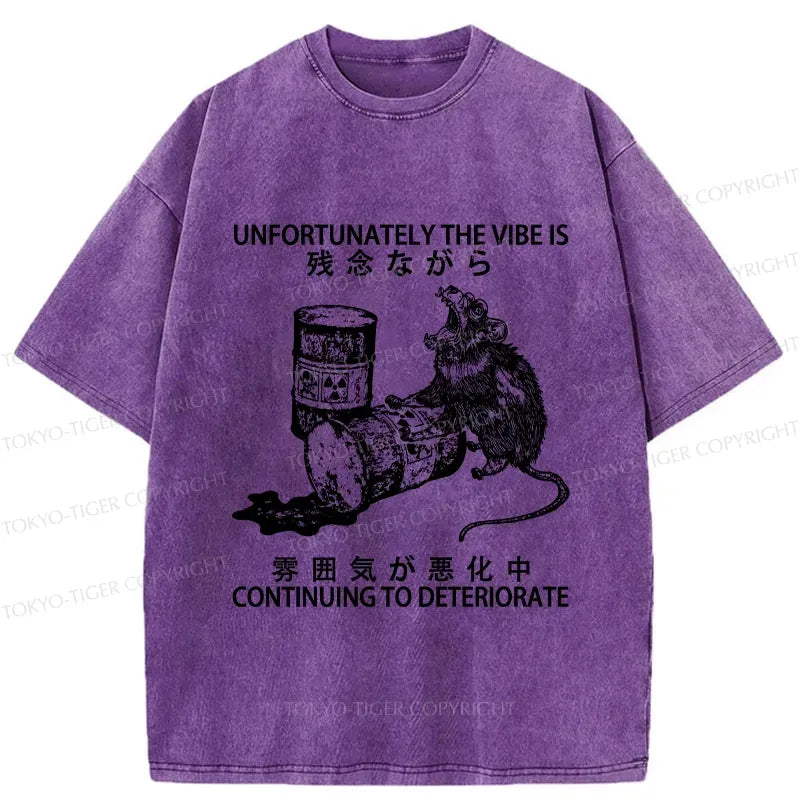Japanese Washed T-Shirt for Streetwear Style