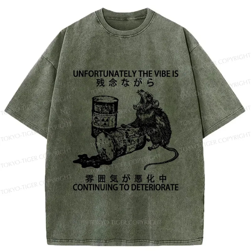 Japanese Washed T-Shirt for Streetwear Style