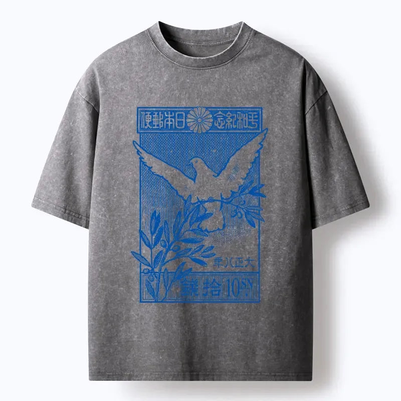 Vintage Washed T-Shirt for Daily Wear