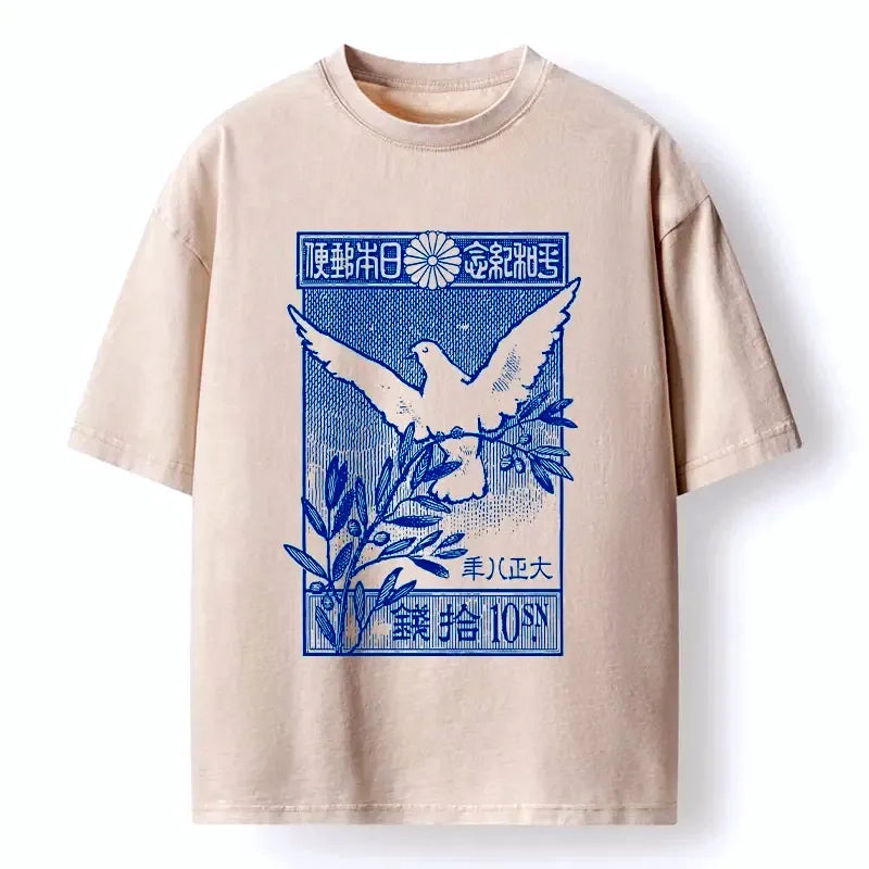 Vintage Washed T-Shirt for Daily Wear