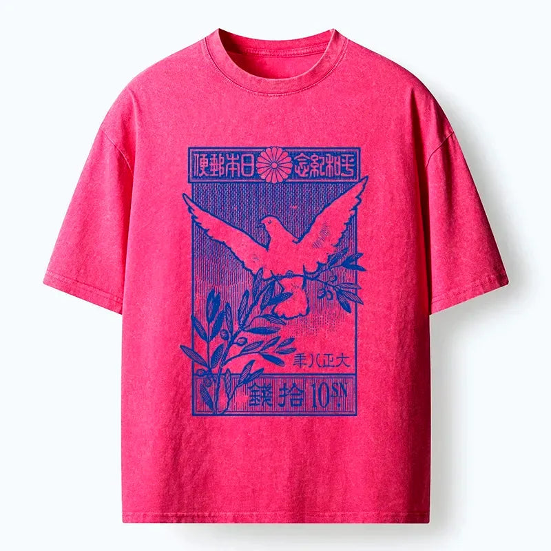 Vintage Washed T-Shirt for Daily Wear