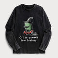 Double Layer Frog Scooter Tee for Daily Wear