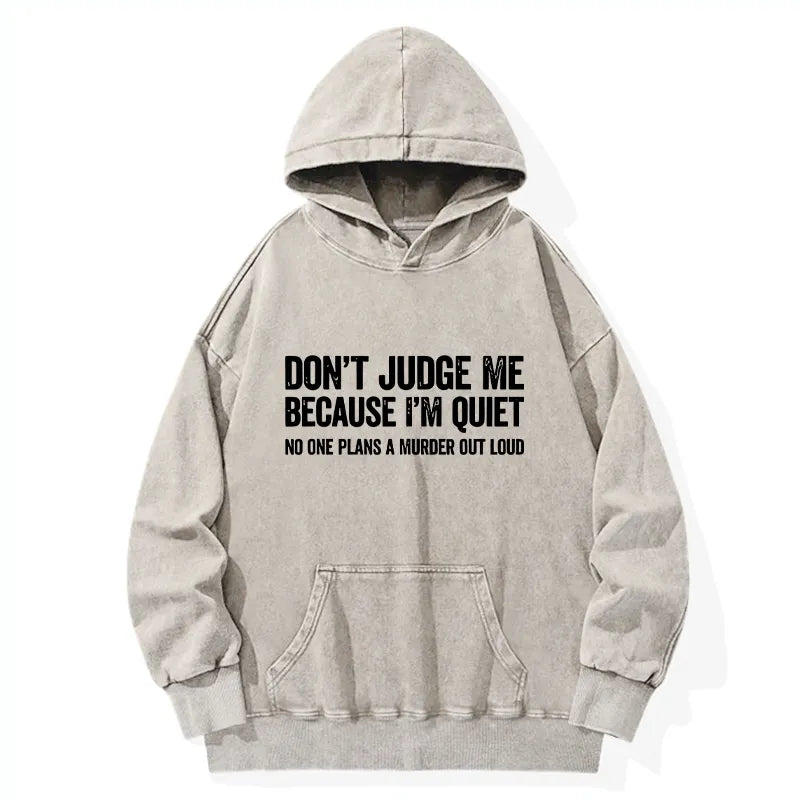Kyoto-Lion Sarcastic Funny Quote Washed Hoodie