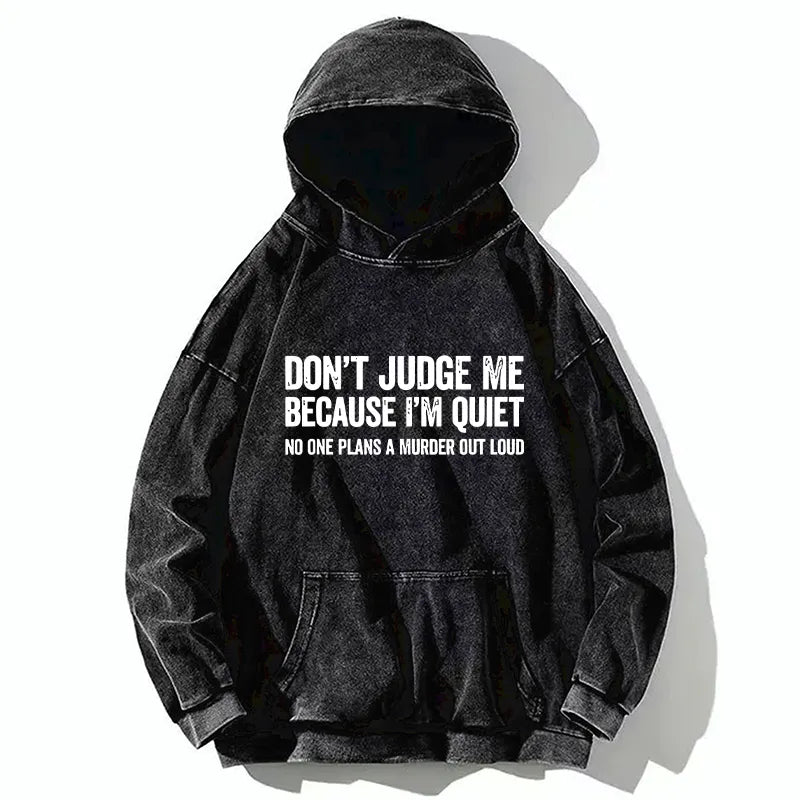 Kyoto-Lion Sarcastic Funny Quote Washed Hoodie