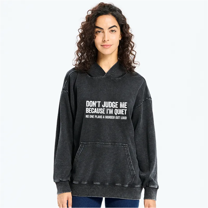 Kyoto-Lion Sarcastic Funny Quote Washed Hoodie