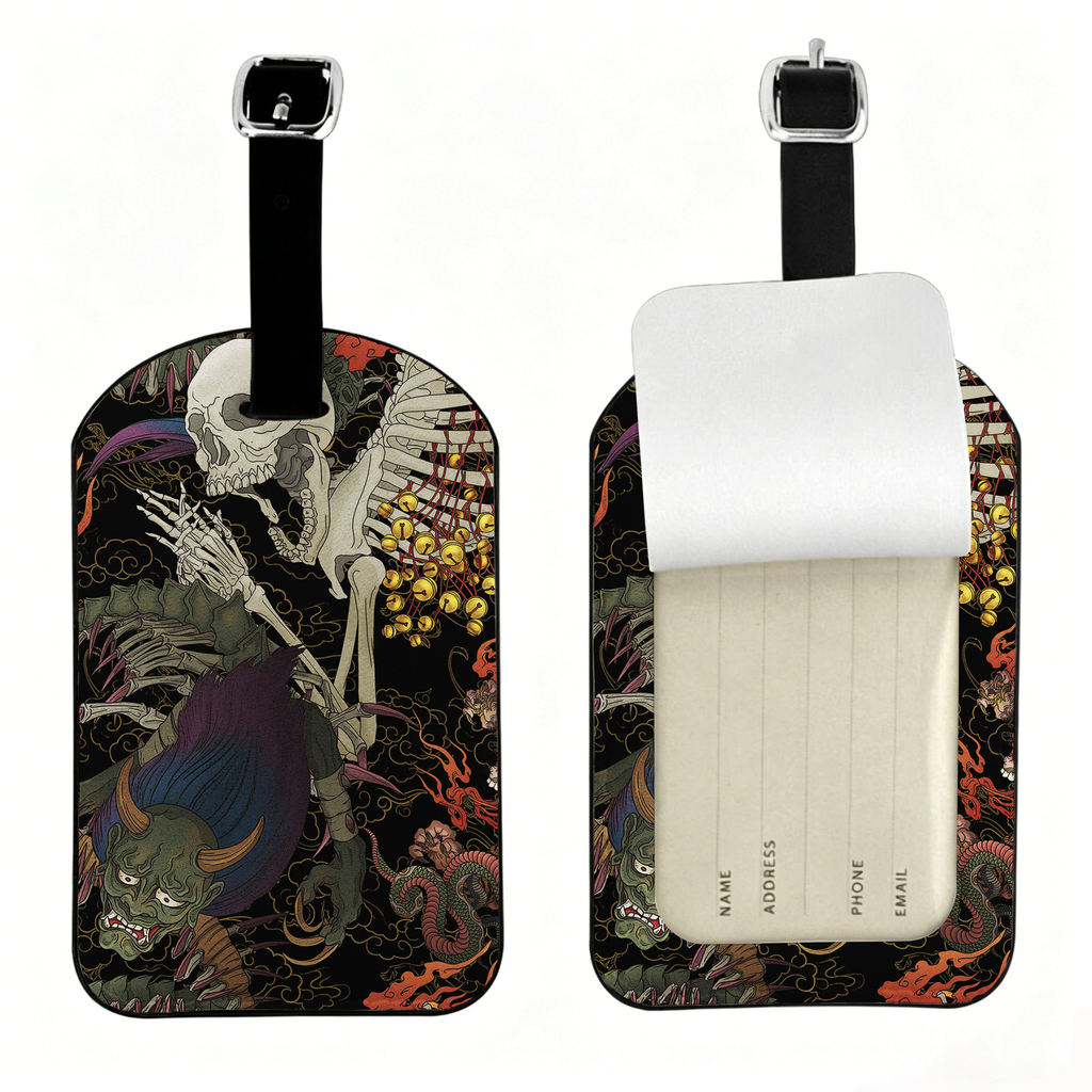 Kyoto Skeleton Luggage Tag Gift Idea