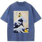 vintage samurai duck tee for daily wear