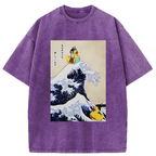 vintage samurai duck tee for daily wear