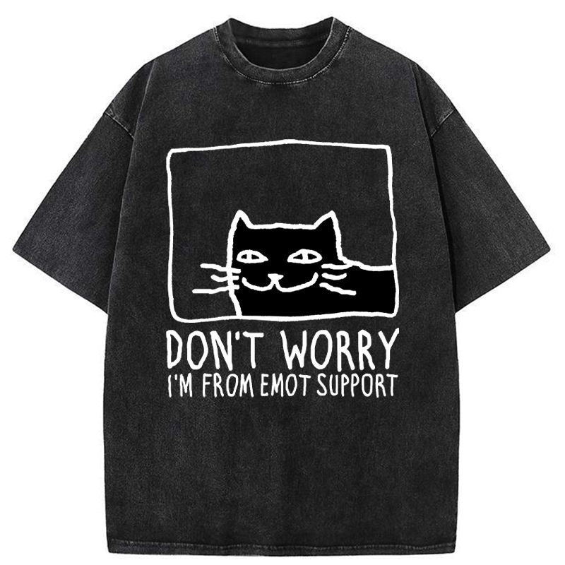 Japanese Washed Cat T-Shirt Best Seller