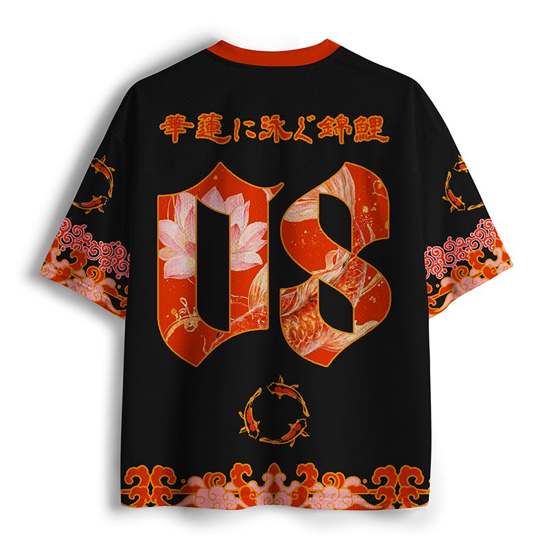 Unisex Mesh Jersey with Lotus Blessing