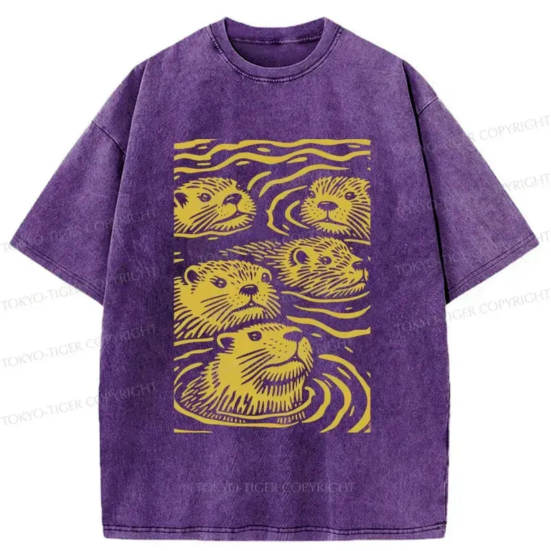 Unisex Japanese Ukiyo-e T-Shirt Casual