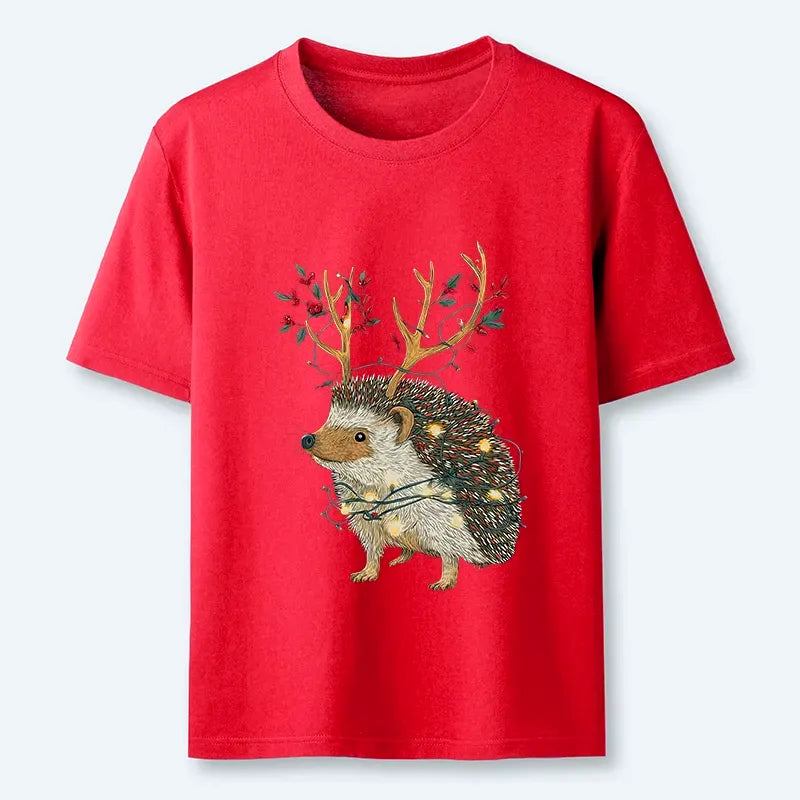 Japanese Christmas Hedgehog T-Shirt Gift Idea