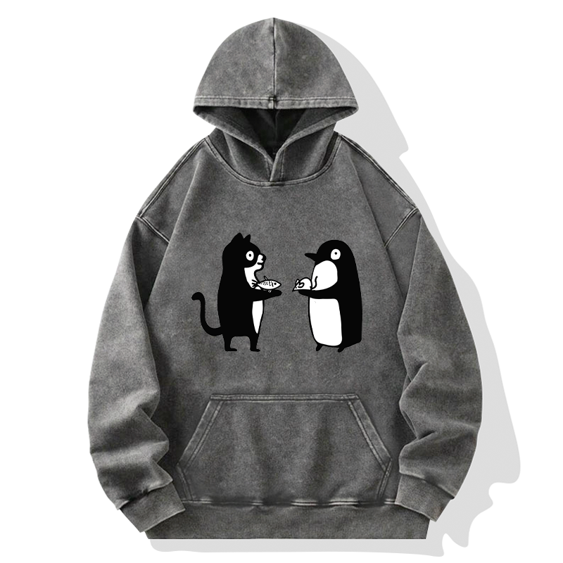kyoto lion funny food swap hoodie
