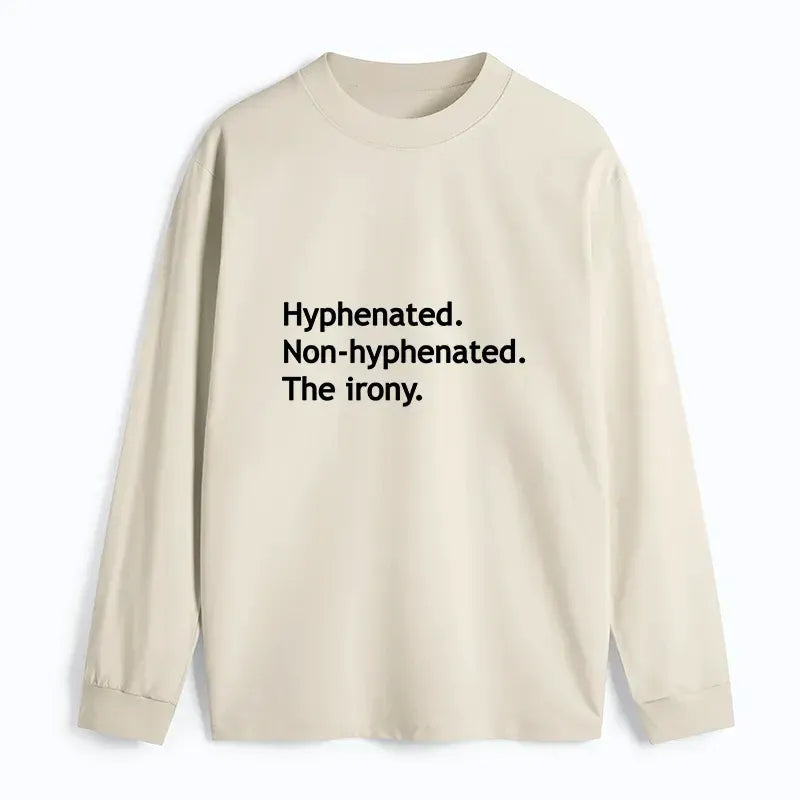 Kyoto-Lion Hyphenated Funny Classic Long Sleeve T-Shirt