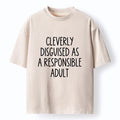 Kyoto-Lion Funny Adult Mode Meme Washed T-Shirt