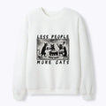Japanese Cat Waffle Sweatshirt for Streetwear