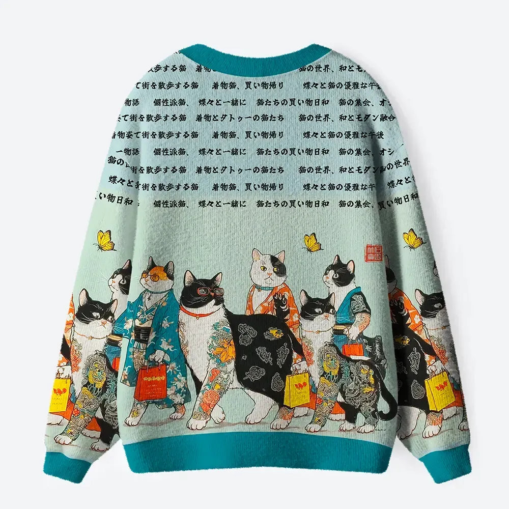 Trendy Japanese Cat Cardigan New Arrival