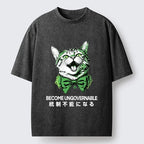 Kyoto-Lion St. Patrick's Day Prank Cat Washed T-Shirt