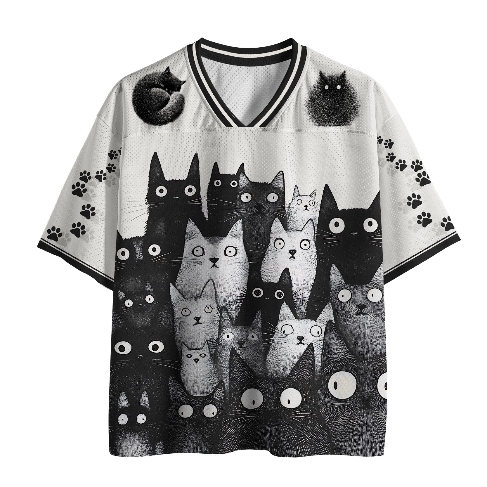 Kyoto Lion cat mesh jersey for men
