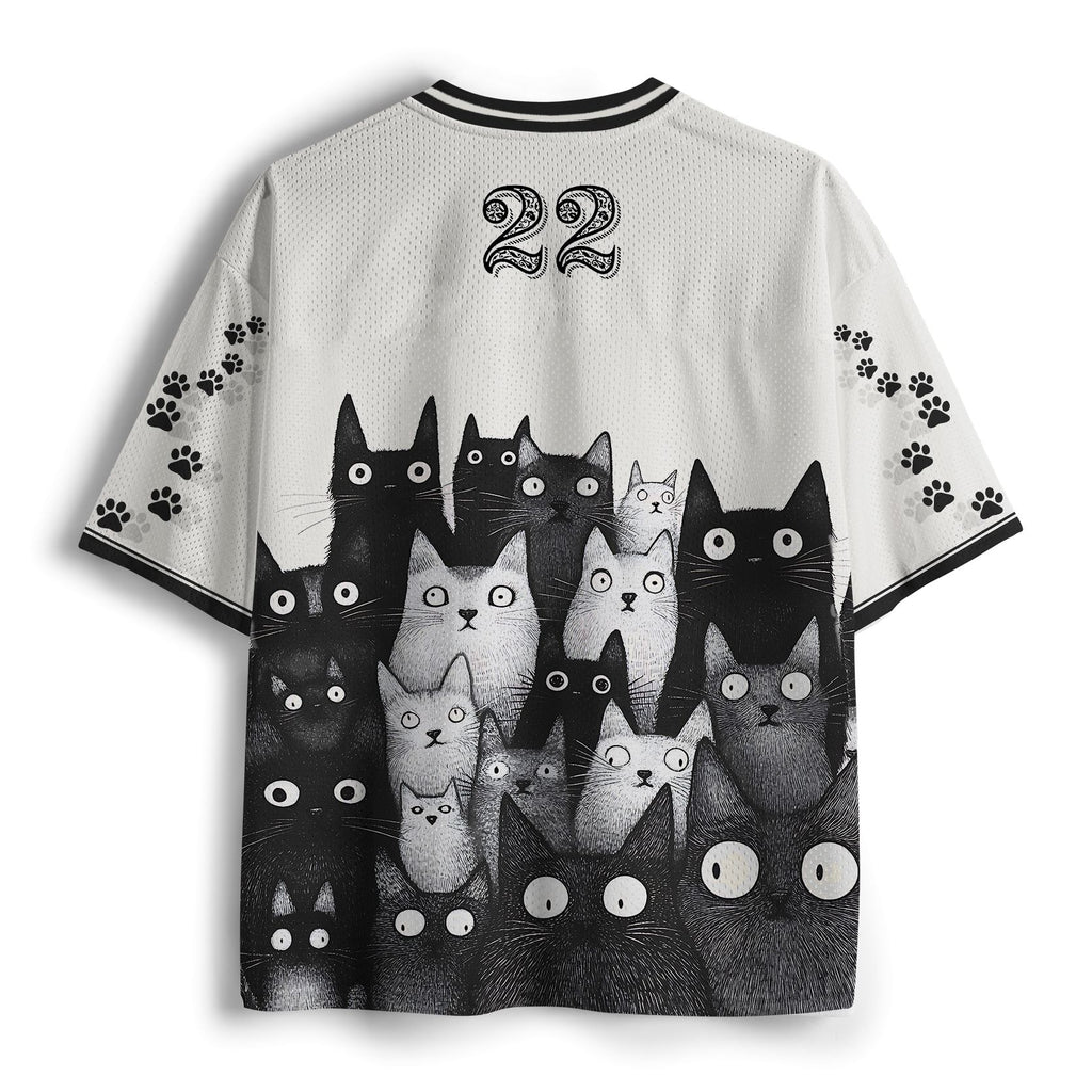 Kyoto Lion cat mesh jersey for men