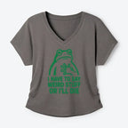 Kyoto-Lion Weird Frog Funny Meme Modal Dolman Sleeve T-Shirt