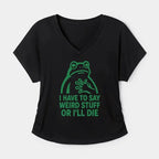 japanese weird frog shirt gift idea