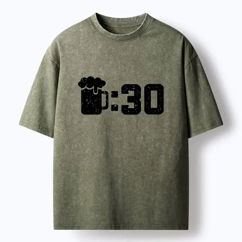 St Patrick's Day Beer Washed T-Shirt