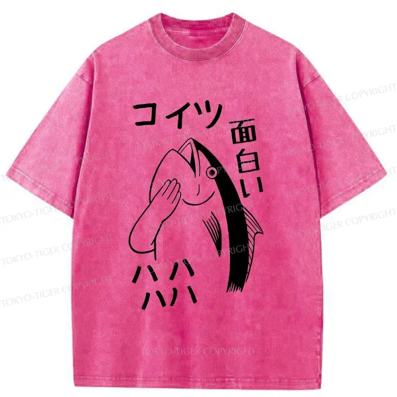Kyoto Lion Ukiyo-e T-Shirt for Summer