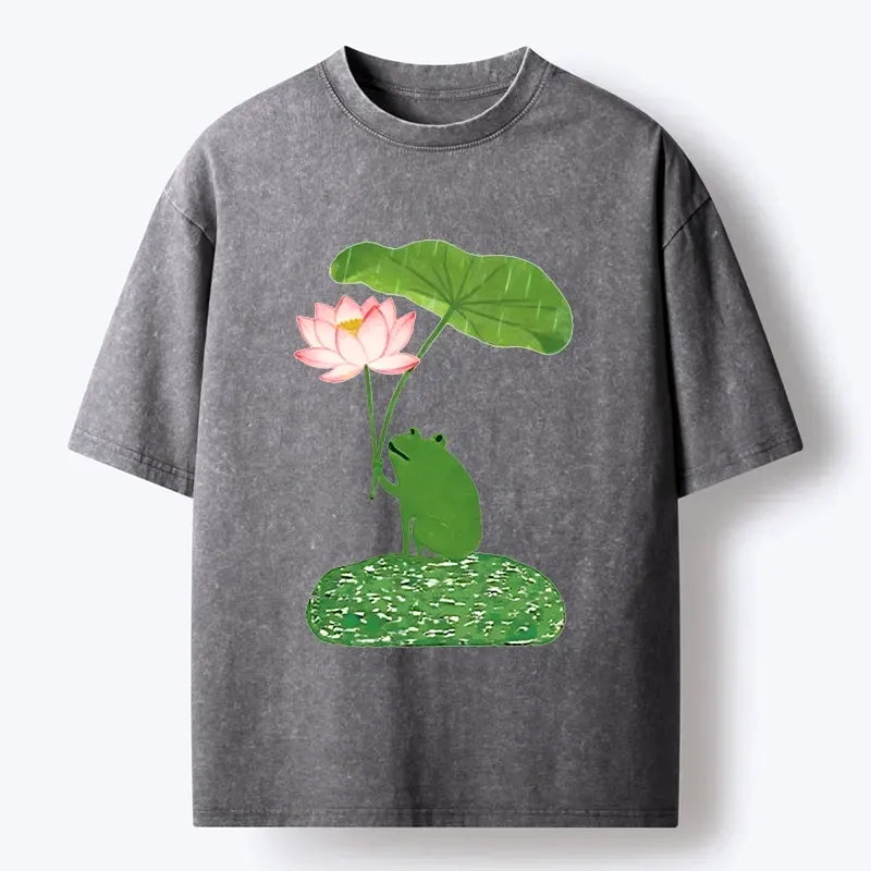 Japanese Frog Meme T-Shirt for Gift