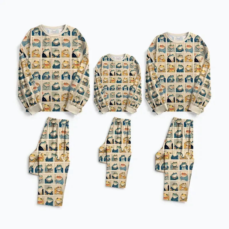 Many Frogs Pajama Set for Kids