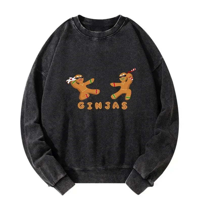 Unisex Washed Sweatshirt for Daily Wear