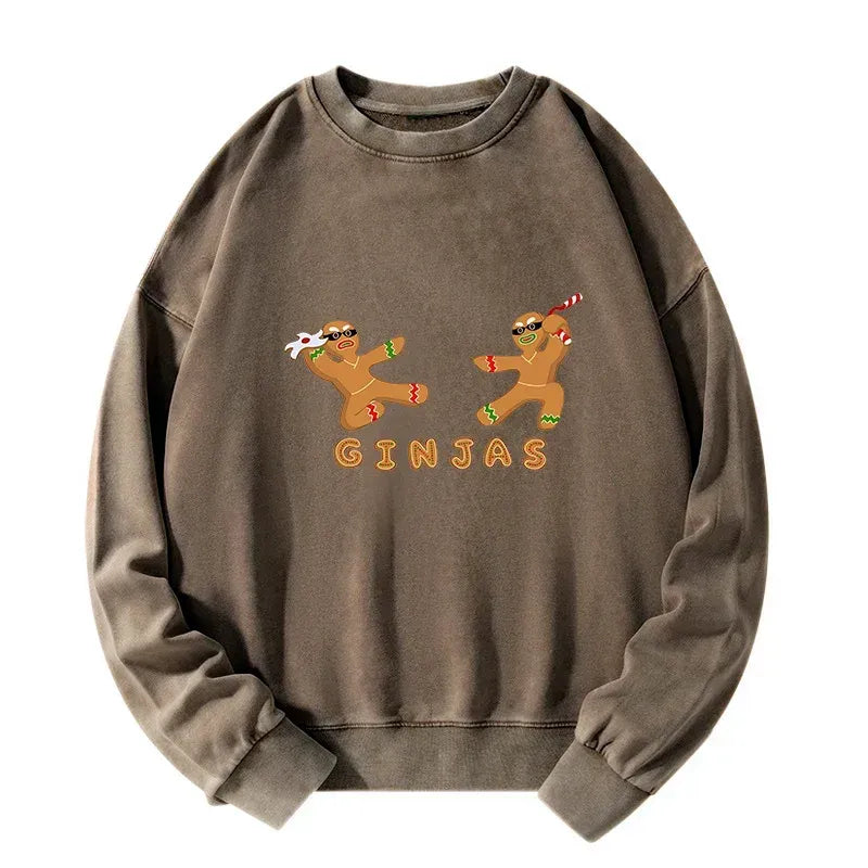 Unisex Washed Sweatshirt for Daily Wear