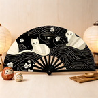 Japanese hand fan for festival
