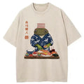 Kyoto lion frog sushi chef shirt