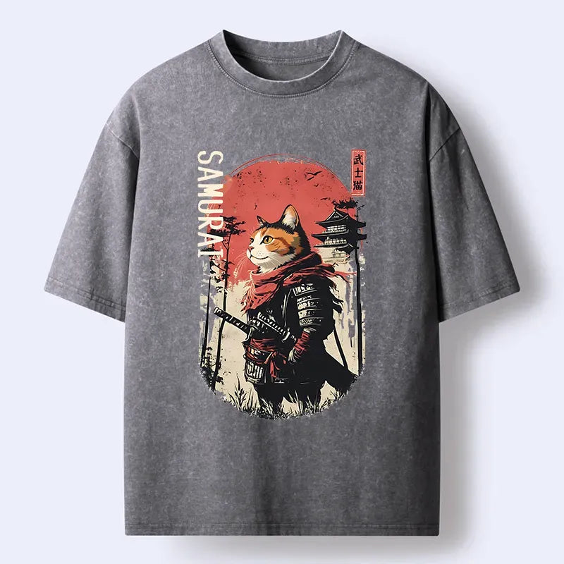 Kyoto-Lion Cat T-Shirt Gift Idea for Her