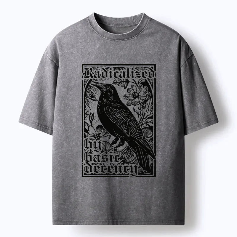 Kyoto-Lion World of Ravens Washed T-Shirt