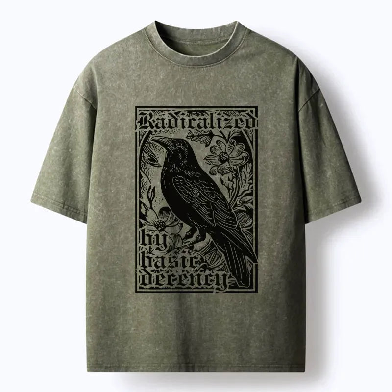 Unisex Kyoto Lion Raven Graphic Tee