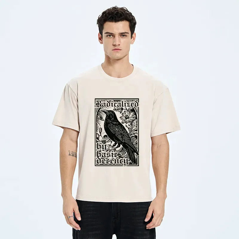 Unisex Kyoto Lion Raven Graphic Tee