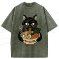 Washed Vintage T-Shirt for Summer Vacation
