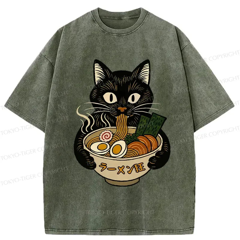 Washed Vintage T-Shirt for Summer Vacation